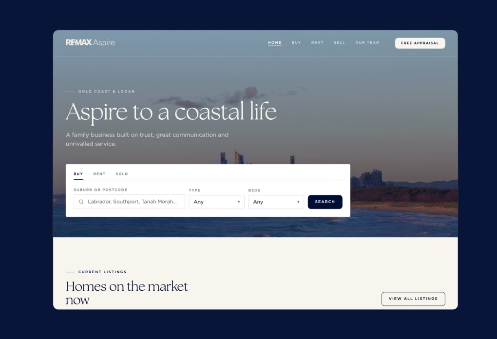 Individual Agent Websites